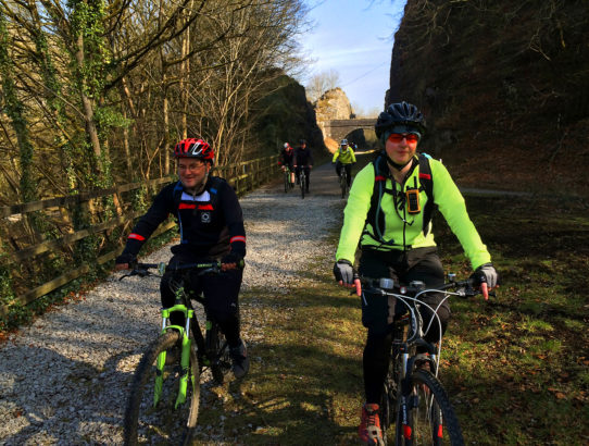 Riding the Monsal Trail in Derbyshire